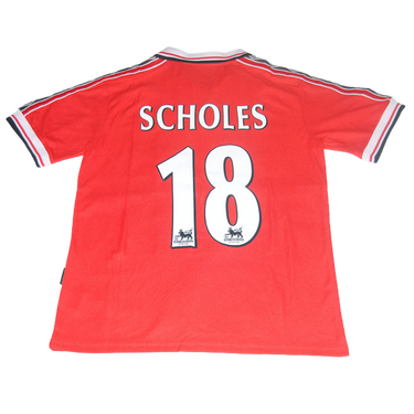 Camisa Retrô Manchester United Retrô 98/99 "Scholes" Nº 18