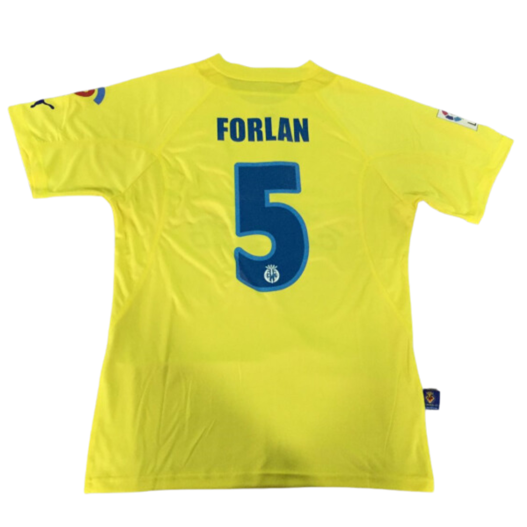 VillarCamisa Retrô Real Home Retrô 05/06 "Forlan" Nº 5