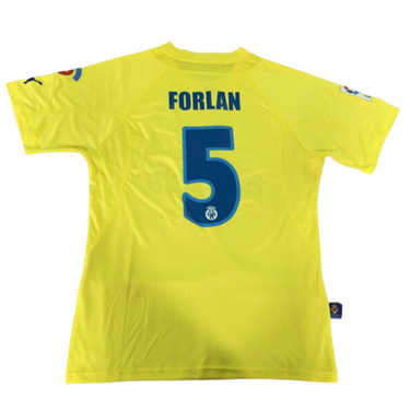 VillarCamisa Retrô Real Home Retrô 05/06 "Forlan" Nº 5