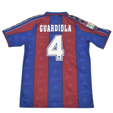 Camisa Retrô Barcelona Home 96/97 "Guardiola" Nº 4