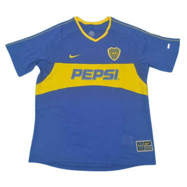 Camisa Retrô Boca Juniors Home 03/04