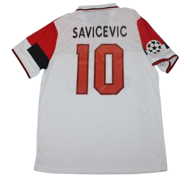 Camisa Retrô Milan Away  UCL Versão 94/95 "Savicevic" N°.10
