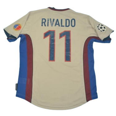 Camisa Retrô Barcelona Away 98/99 "Rilvado" Nº 11