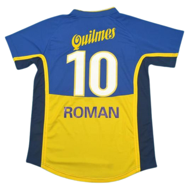 Camisa Retrô Boca Juniors Home 2001 "Camisa Retrô Roman" N°.10