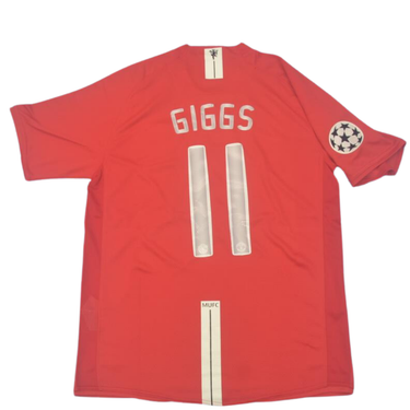 Camisa Retrô Manchester United UCL Final 07/08 "Giggs" Nº11