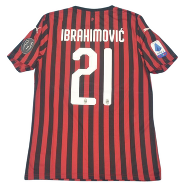 Camisa Retrô Milan Home 19/20 "Ibrahimović" N°.21