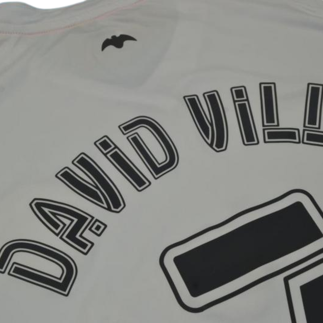 Camisa Retrô Valencia Home  2006 "David Villa" Nº 7