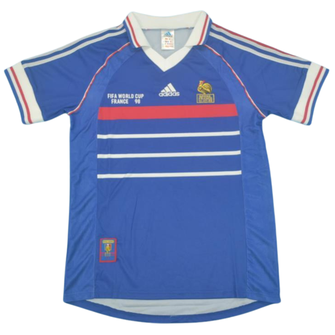 Camisa Retrô França Home Copa do Mundo Versão 1998