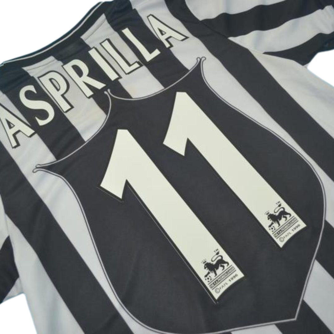 Camisa Retrô New Castle Home 97/99 "Asprilla" Nº 11