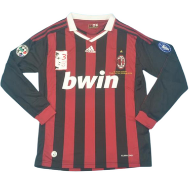 Camisa Milan Manga Longa 09/10 - Versão Retrô "Maldini" Nº 3