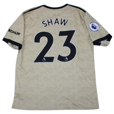 Camisa Retrô Manchester United Third Brown 19/20 "Shaw" Nº 23