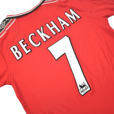 Camisa Retrô Manchester United Retrô 98/99 "Beckham" Nº 7