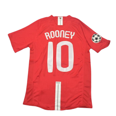 Camisa Retrô Manchester United UCL Final 07/08 "Rooney" Nº10