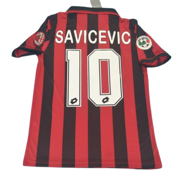 Camisa Retrô Milan Home 96/97 "Savicevic" N°.10
