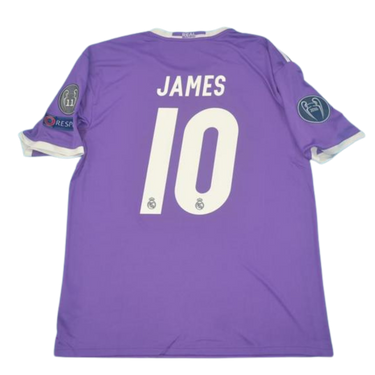 Camisa Retrô Real Madrid Away 16/17 "James" Nº 10