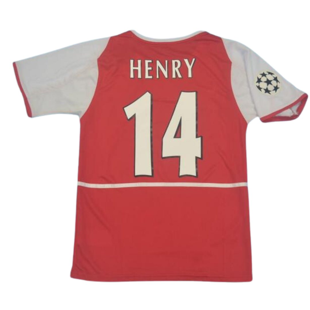 Camisa Retrô Arsenal Home 02/04 "HeN°y" Nº14