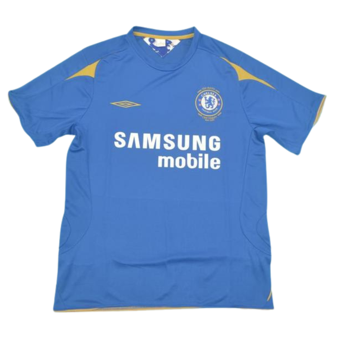 Camisa Retrô Chelsea Home 05/06 "Drogba" Nº 15