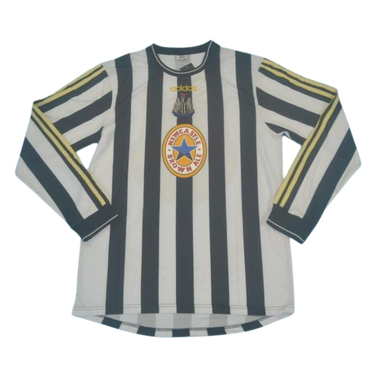 Camisa Newcastle United Manga Longa Home 97/99 - Versão Retrô