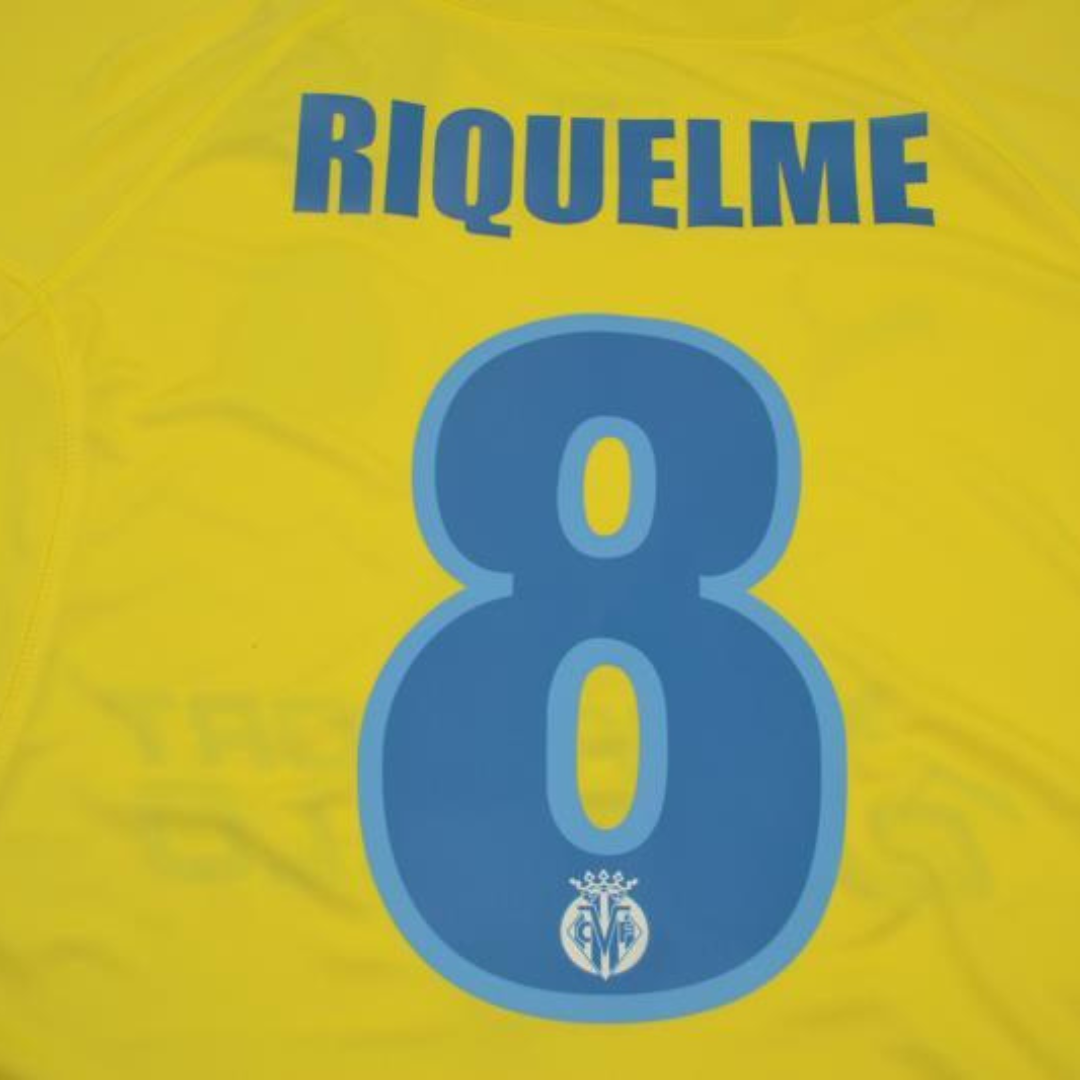 VillarCamisa Retrô Real Home Retrô 05/06 "Riquelme" Nº 8