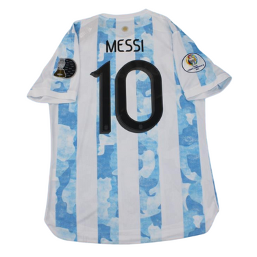 Camisa Retrô Argentina Home Camisa Retrô American Cup Versão 20/21 "Messi" N°.10