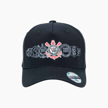 Boné Corinthians Escudos Historicos