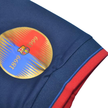 Camisa Retrô Barcelona Home Century Versão 99/00 "Guardiola" Nº 4