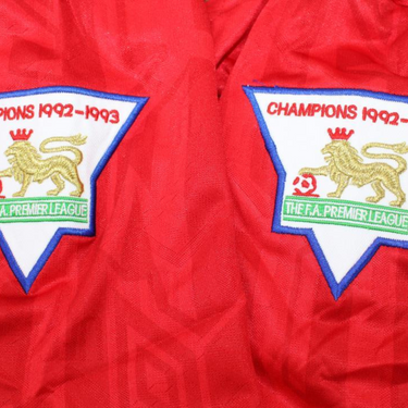 Camisa Retrô Manchester United Home Champions Versão 92/93