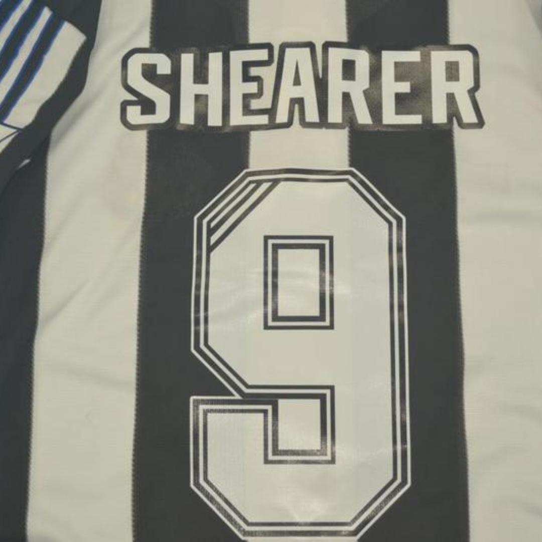 Camisa Retrô New Castle Home 95/97 "Shearer" Nº 9