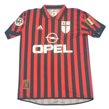 Camisa Retrô Milan Home centenário 99/00 "Boban" N°.10