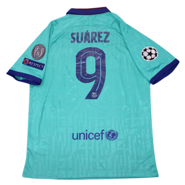 Camisa Retrô Barcelona Away Third  19/20 "Suárez" Nº 9
