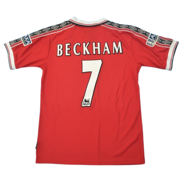 Camisa Retrô Manchester United Retrô 98/99 "Beckham" Nº 7