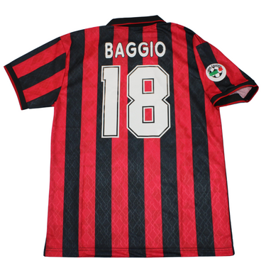 Camisa Retrô Milan Home 95/96 "Baggio" N°.18