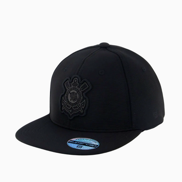 Boné Corinthians Americano - Preto Aba Reta