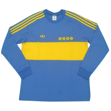 Camisa Boca Juniors Manga Longa Home 1981 - Versão Retrô