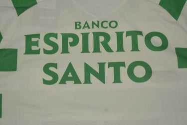 Camisa Retrô Sporting Lisboa Home UCL Versão 02/03 "Ronaldo" Nº 28