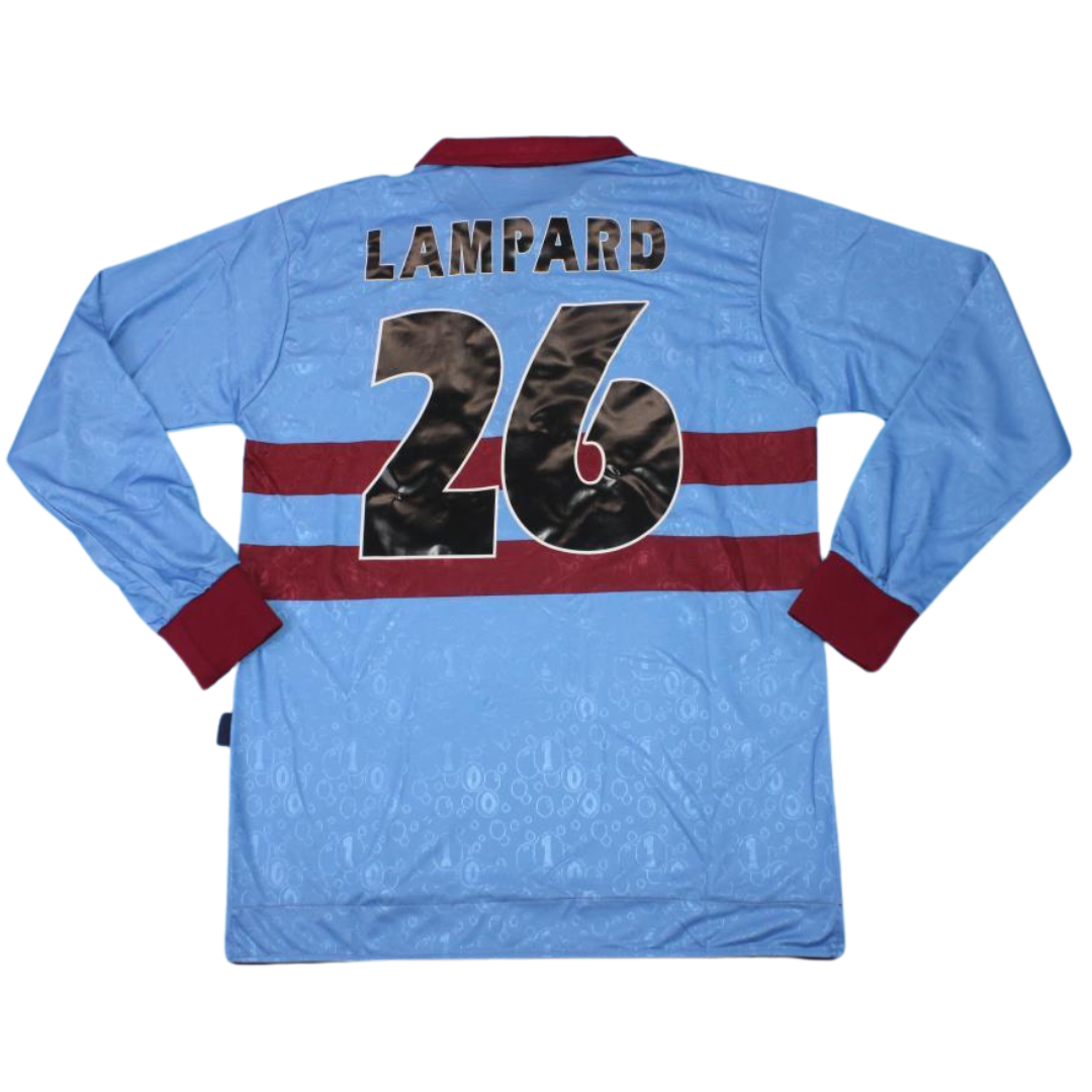 Camisa Retrô West Ham Away Manga Longaa 95/97 "Lampard" Nº 26