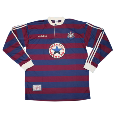 Camisa Newcastle United Manga Longa Away 95/96 - Versão Retrô