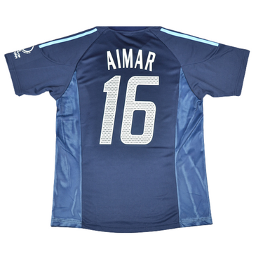 Camisa Retrô Argentina Away Copa do Mundo Versão 2002 "Aimar" N°.16
