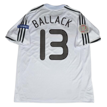 Camisa Retrô Alemanha Home Euro Versão 2008 "Ballack" N°.13