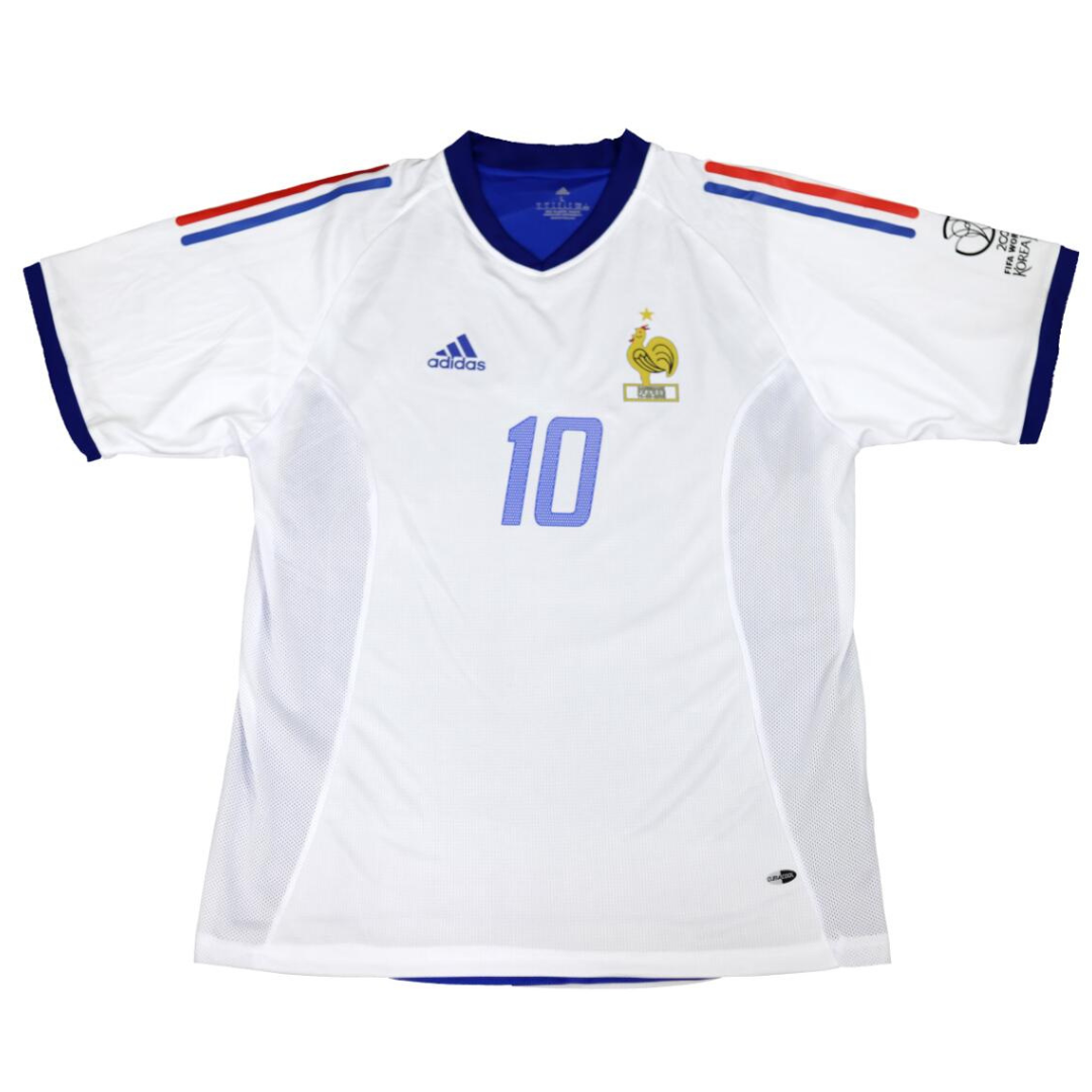 Camisa Retrô França Away  2002 "Zidane" N°.10