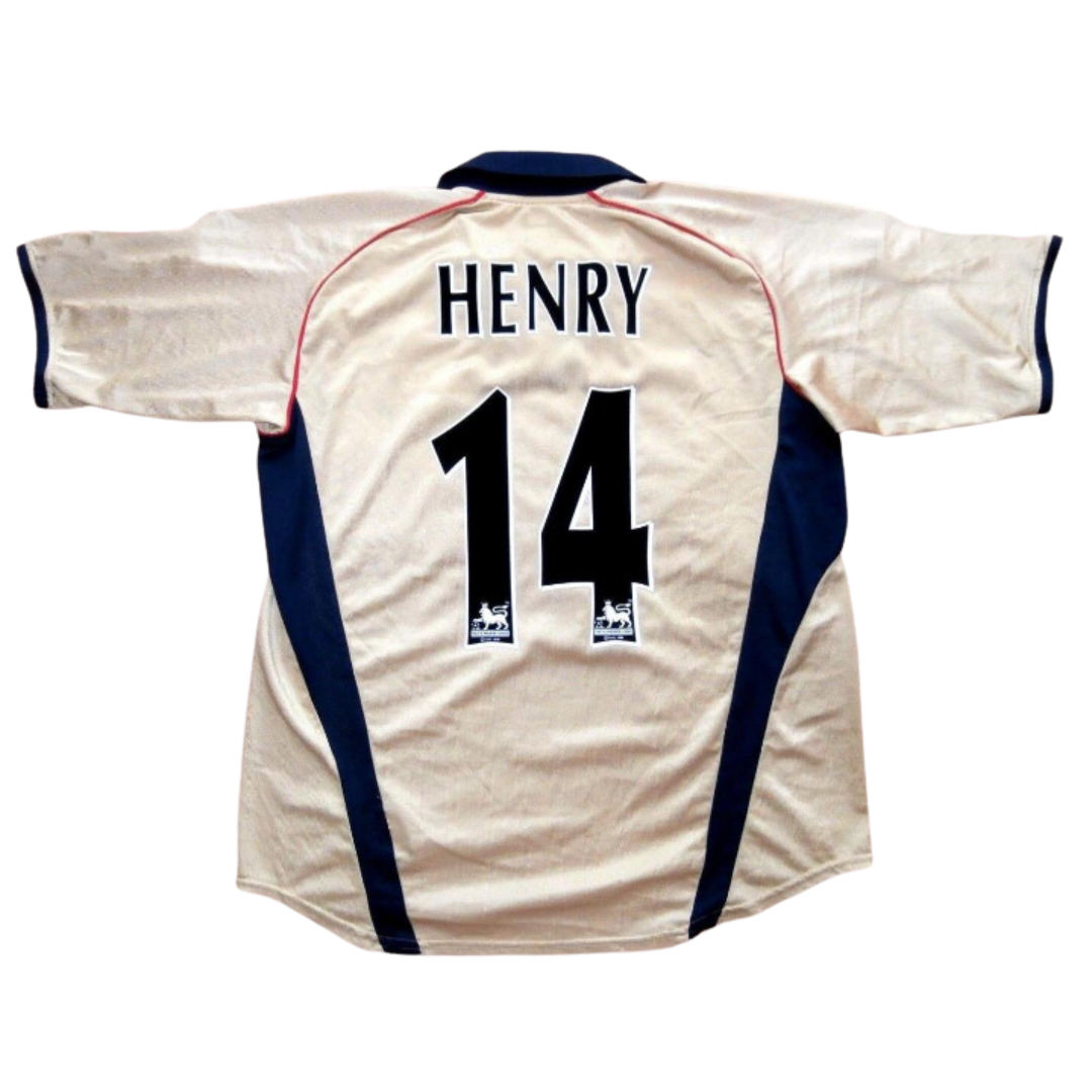 Camisa Retrô Arsenal Away 01/02 "HeN°y" Nº 14