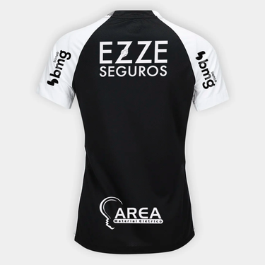 Camisa Feminina Nike Corinthians 2025/26 II Torcedor Com Patrocínios