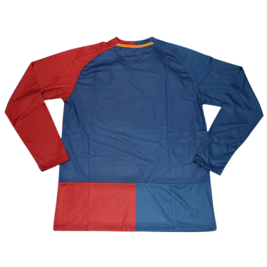 Camisa Barcelona Manga Longa Home 08/09 - Versão Retrô