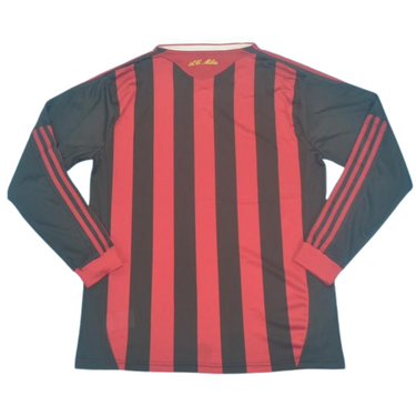 Camisa Milan Manga Longa Home 09/10 - Versão Retrô