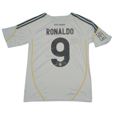 Camisa Retrô Real Madrid Home 09/10 "Ronaldo" Nº 9
