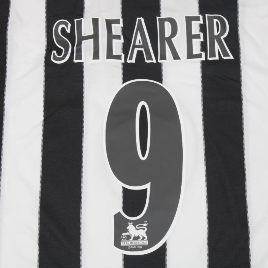 Camisa Retrô New Castle Home Manga Longaa 99/00 "Shearer" Nº 9