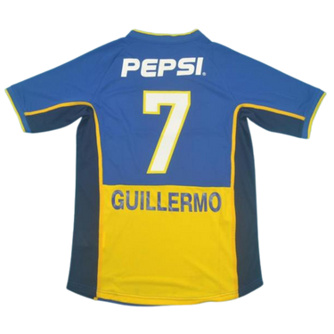 Camisa Retrô Boca Juniors Home 2002 "Guillermo" N°.7
