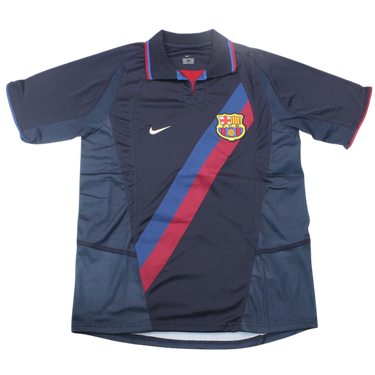 Camisa Retrô Barcelona Away Third 02/03