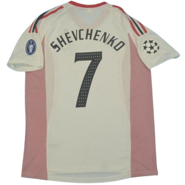 Camisa Retrô Milan UCL Final 02/03 "Shevchenko" N°.7