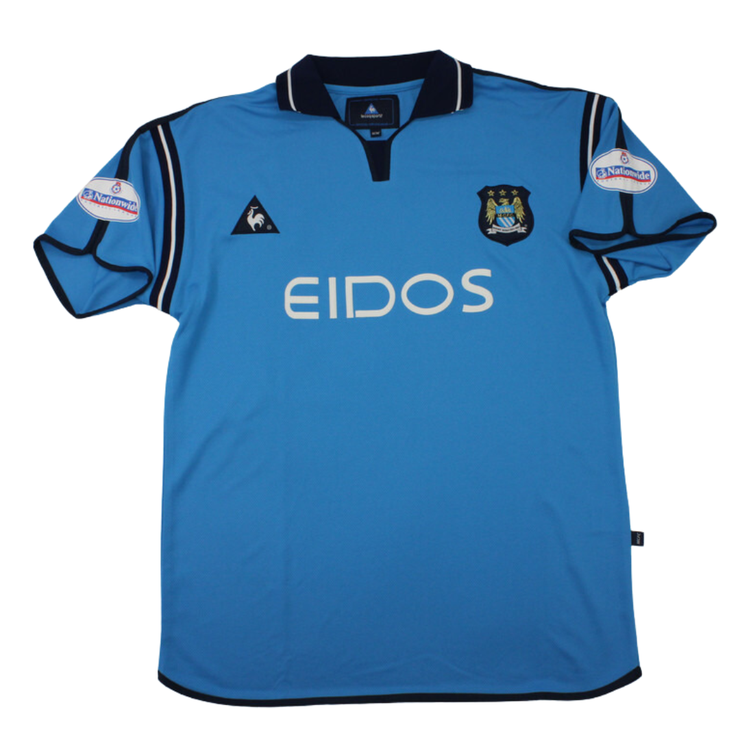 Camisa Retrô Manchester City Home 01/02 "Haaland" Nº15